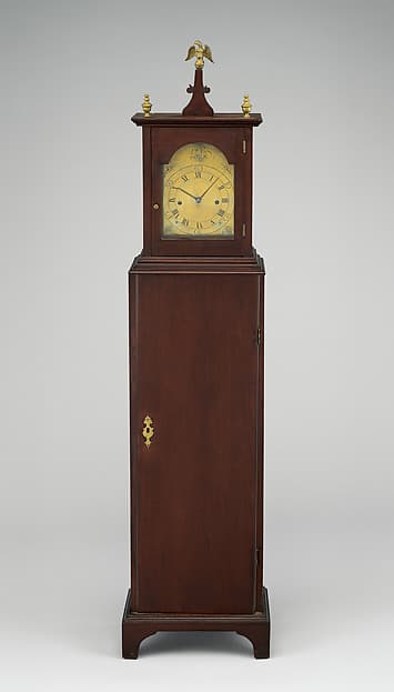 Dwarf tall clock, by Samuel Mulliken II