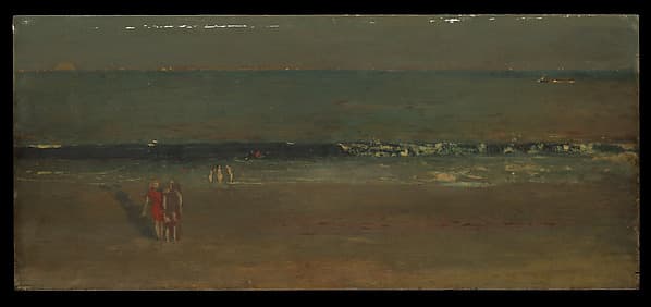The Beach, Late Afternoon, by Winslow Homer
