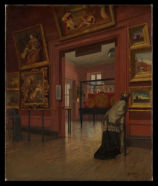 Interior View of the Metropolitan Museum of Art when in Fourteenth Street, by Frank Waller