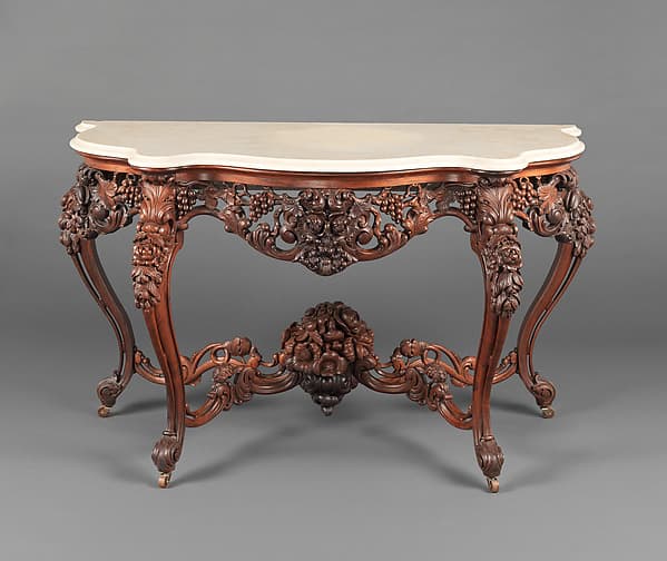 Console Table, by John Henry Belter
