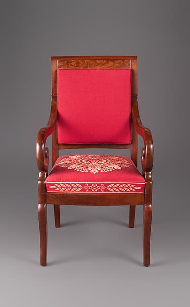 Armchair, by Duncan Phyfe