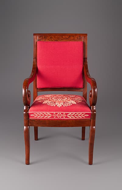 Armchair, by Duncan Phyfe