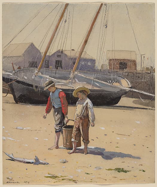 A Basket of Clams, by Winslow Homer