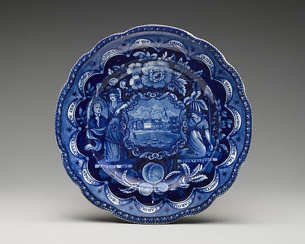 Plate, by James and Ralph Clews