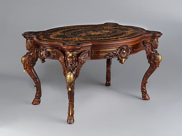 Center table, by Gustave Herter