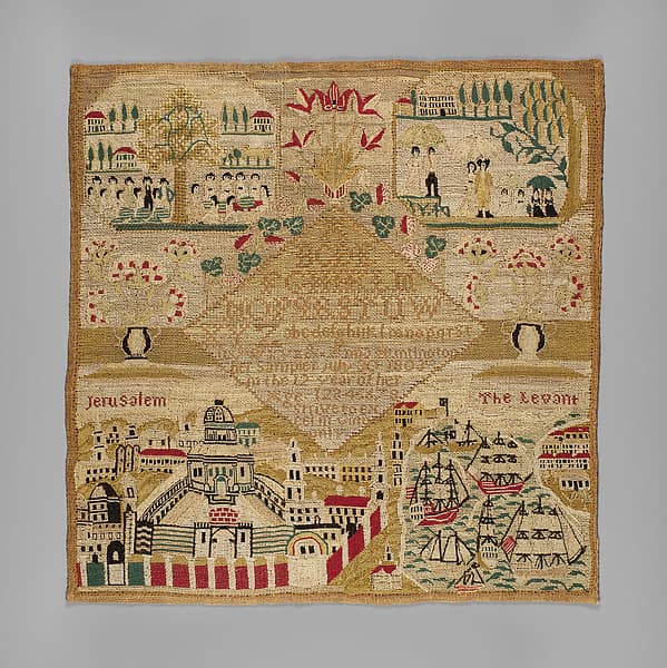Sampler, by Anna Huntington