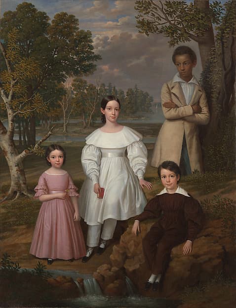 Bélizaire and the Frey Children, by Jacques Guillaume Lucien Amans