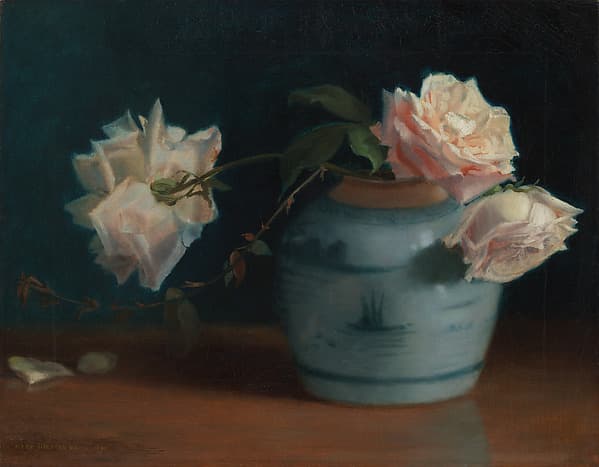Roses in a Vase, by Mary Hiester Reid