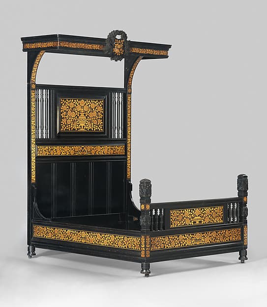 Bedstead, by Herter Brothers