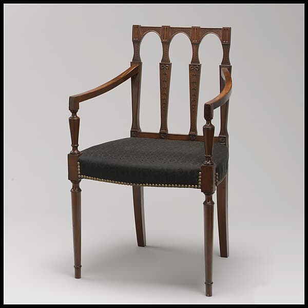 Armchair, by Samuel McIntire