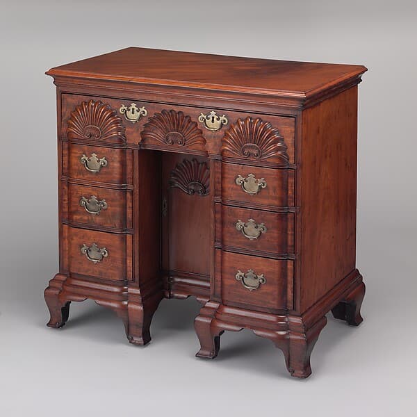 Bureau table, by John Townsend