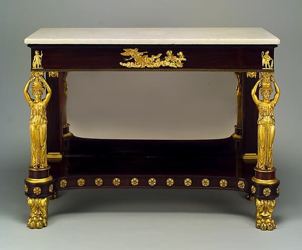 Pier table, by Charles-Honoré Lannuier