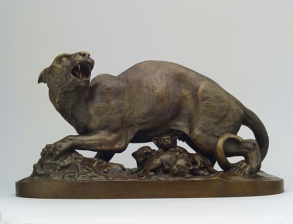 Panther and Cubs, by Henry Kirke Brown