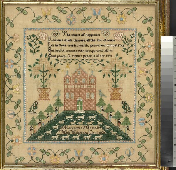 Sampler, by Margaret Cassedy