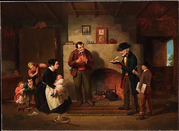 Taking the Census, by Francis William Edmonds