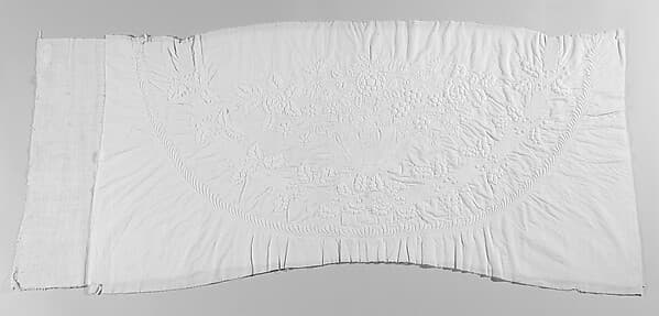Quilted tablecover, by Sarah Clark Parsons