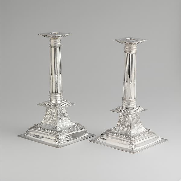 Candlestick, by Cornelius Kierstede