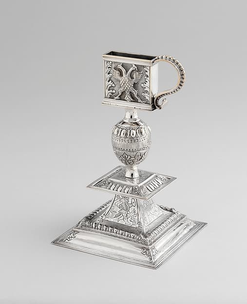 Snuffer Stand, by Cornelius Kierstede