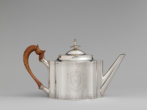 Teapot, by Isaac Hutton