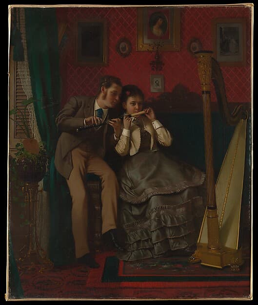 The Music Lesson, by John George Brown