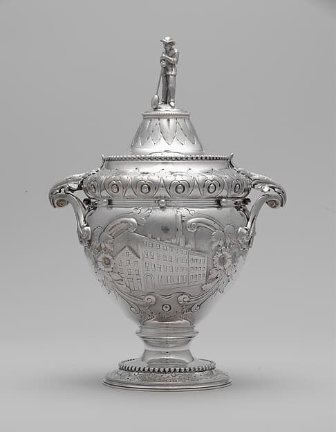 Sugar bowl, by Wood and Hughes