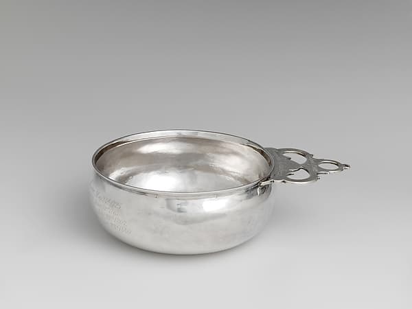 Porringer, by Adrian Bancker