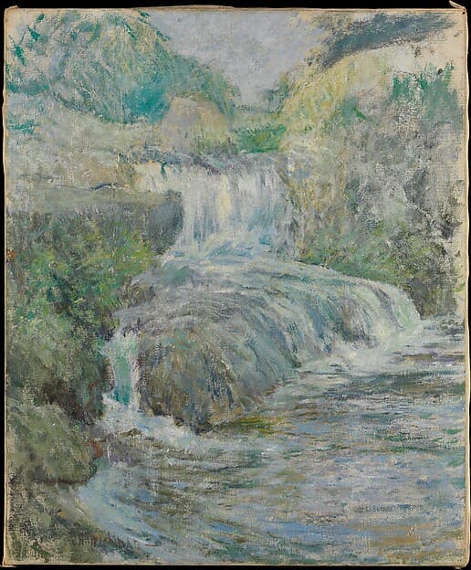 Waterfall, by John Henry Twachtman