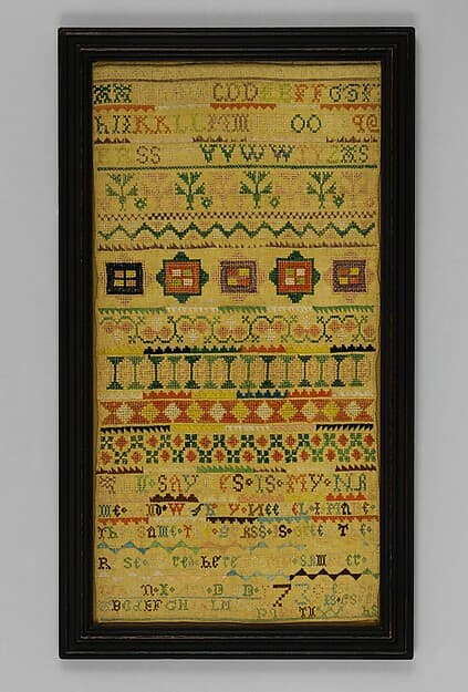 Sampler, by Ann Sayres