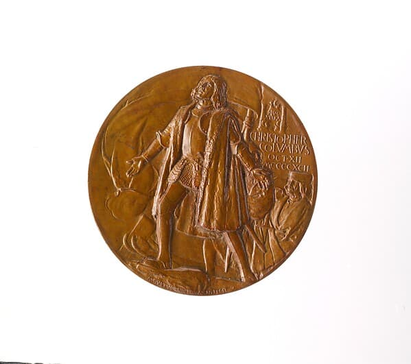 World's Columbian Exposition Commemorative Presentation Medal, by Augustus Saint-Gaudens