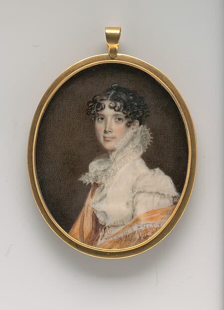 Mrs. Nathaniel Chapman (Rebekah Biddle), by Benjamin Trott
