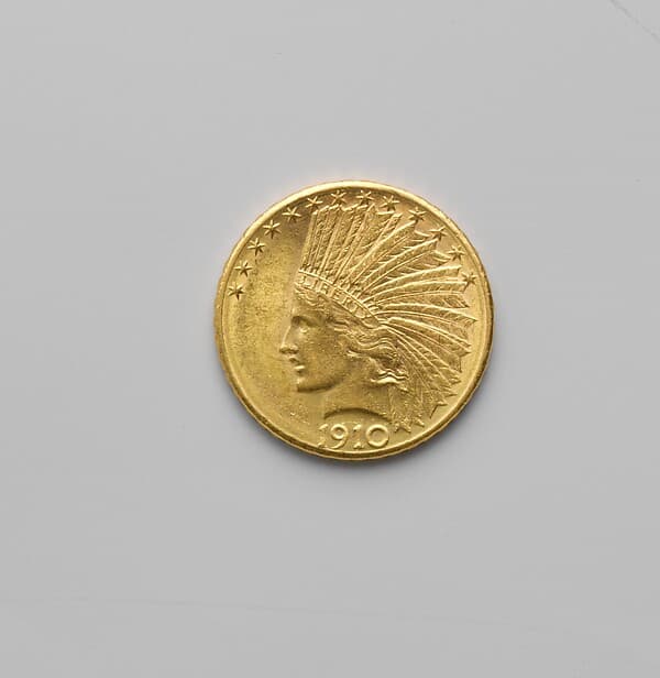 United States Ten-dollar Gold Piece, by Augustus Saint-Gaudens