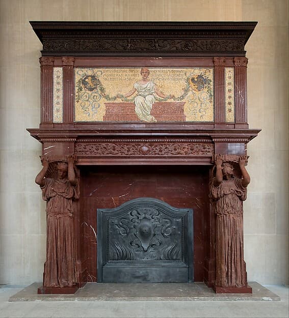 Vanderbilt Mantelpiece, by Augustus Saint-Gaudens