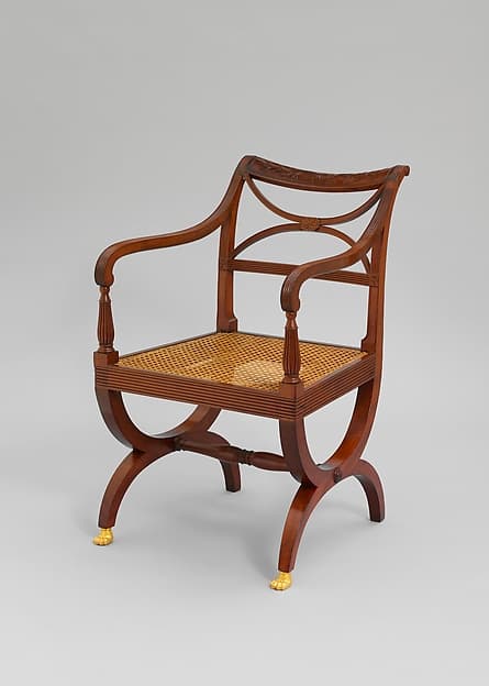 Armchair, by Duncan Phyfe