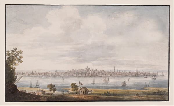 Albany, New York, by Pavel Petrovich Svinin