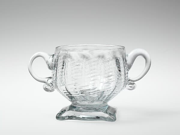 Sugar bowl, by American Flint Glass Manufactory