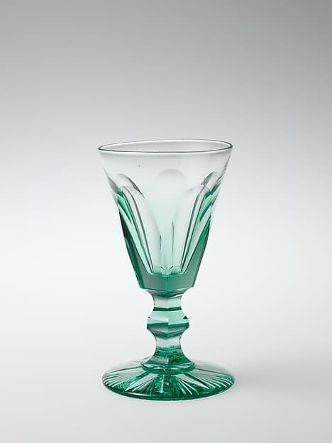 Wine glass, by Jersey Glass Company of George Dummer