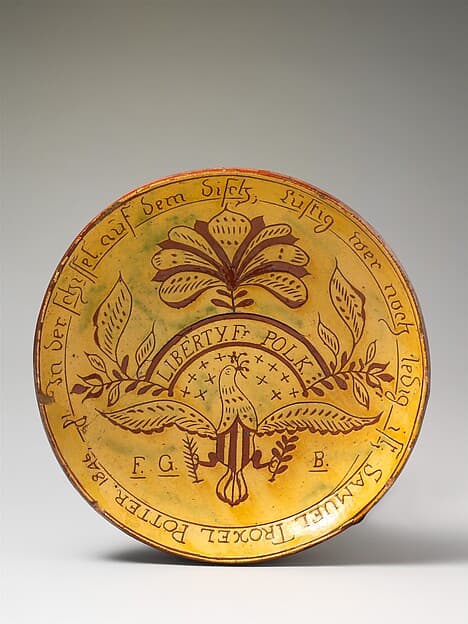 Plate, by Samuel Troxel