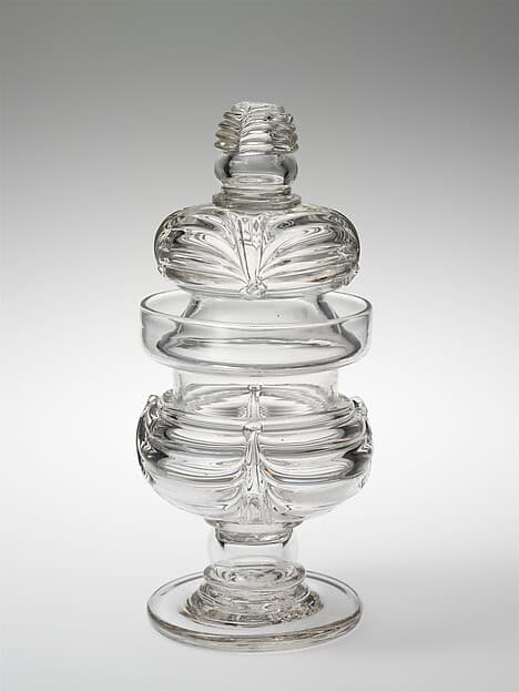 Sugar bowl, by New England Glass Company
