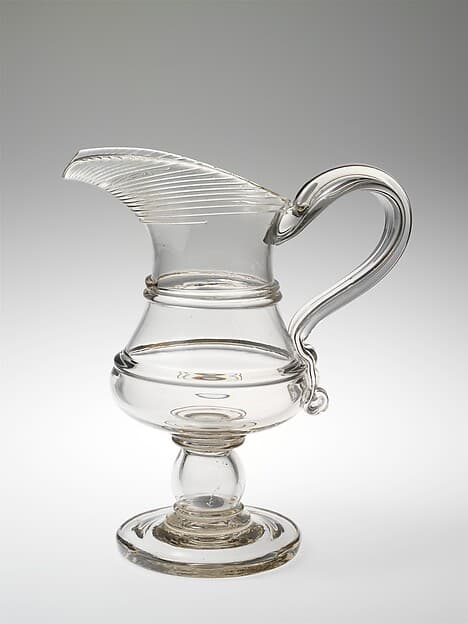 Pitcher, by New England Glass Company