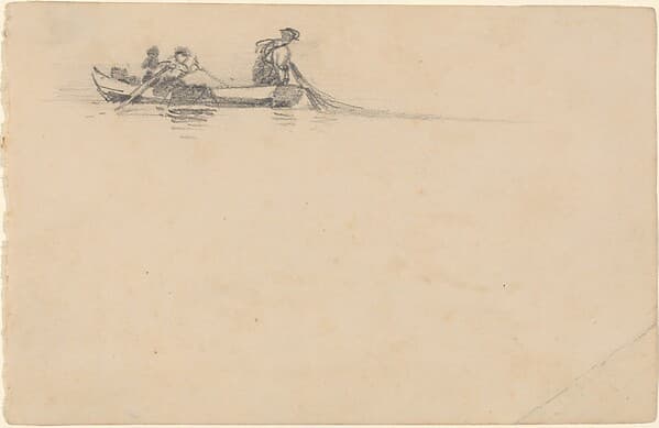 Fishermen with Nets, by John Singer Sargent