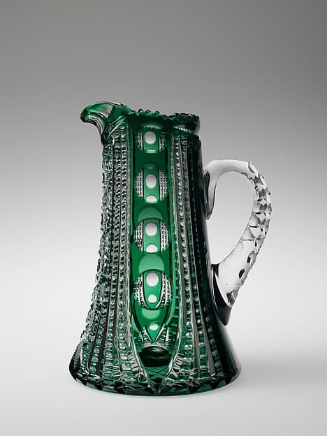 Pitcher, by Boston & Sandwich Glass Company