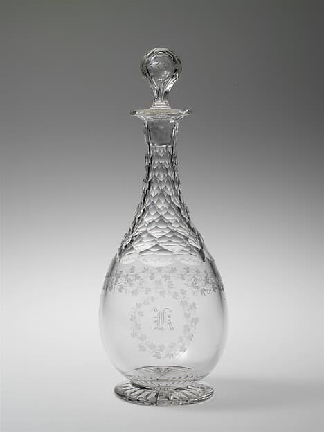 Decanter, by Boston & Sandwich Glass Company