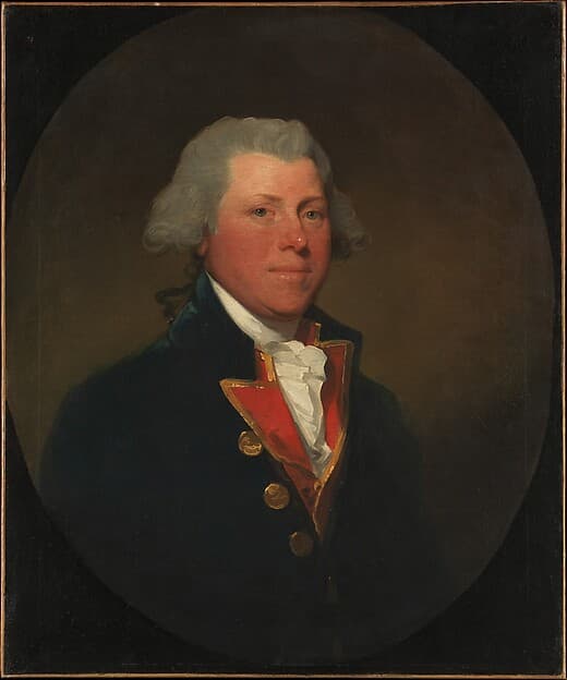James DeLancey, by Gilbert Stuart