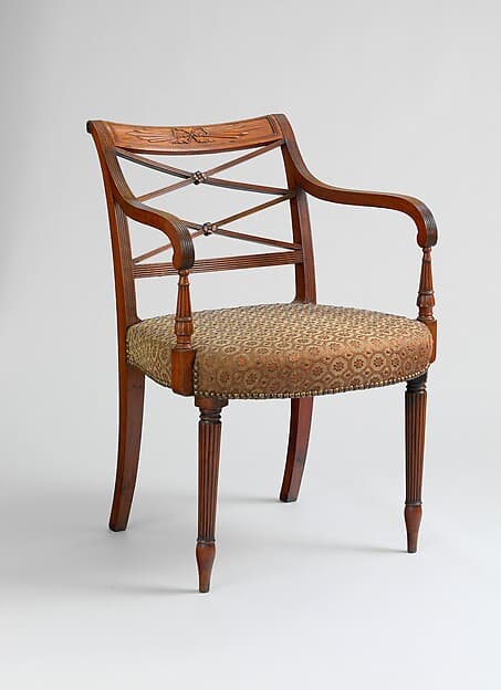 Armchair, by Charles-Honoré Lannuier