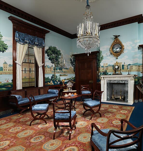 Parlor from the William C. Williams House, by Theophilus Nash