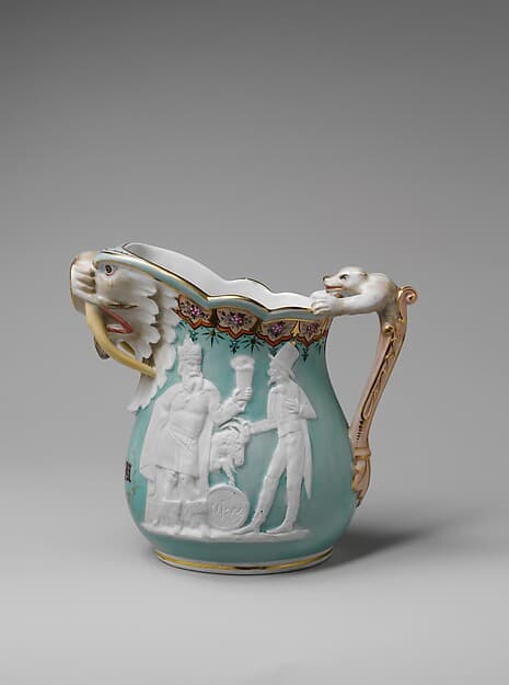 Pitcher, by Union Porcelain Works