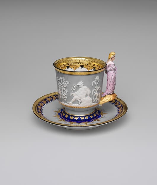 Liberty cup and saucer, by Union Porcelain Works