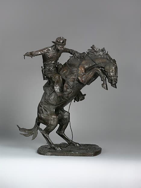 The Broncho Buster, by Frederic Remington