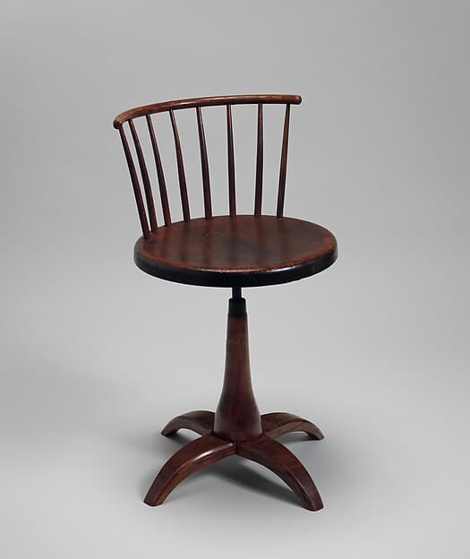 Revolving Chair, by United Society of Believers in Christ’s Second Appearing (“Shakers”)