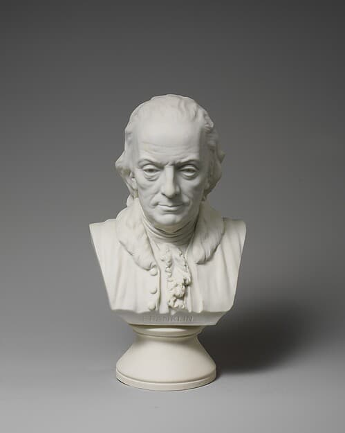 Bust of Benjamin Franklin, by Isaac Broome